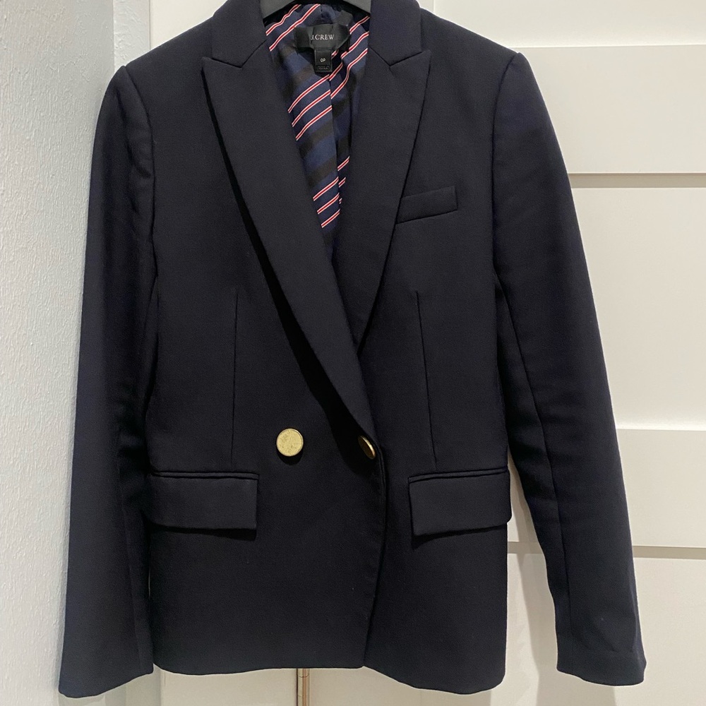 J.Crew wool blazer in 0P size.